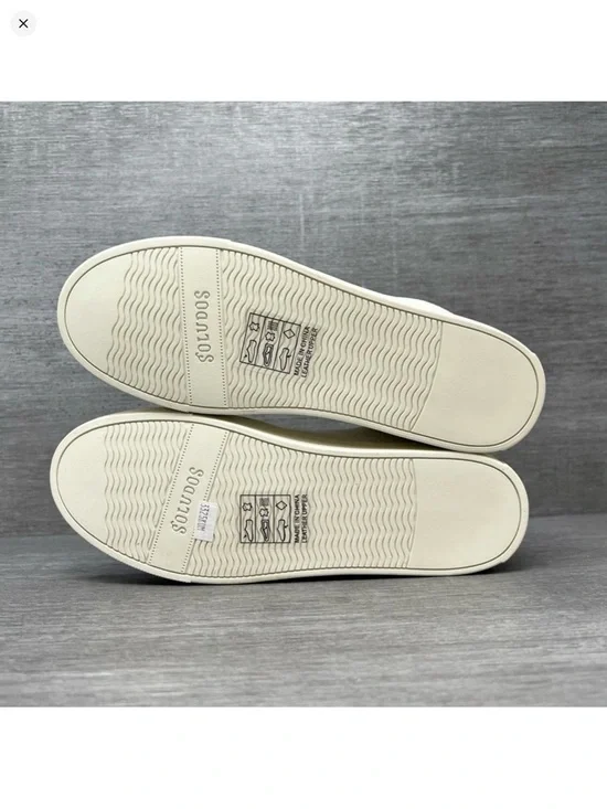 NEW Soludos The Ibiza Classic Sneaker White Tan Leather Women’s Shoe Size 7 New - Picture 8 of 11